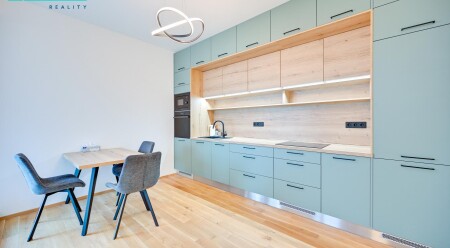 Pronájem krásné novostavby bytu o dispozici 2+kk v luxusní rezidenci Šantovka Living v Olomouci.