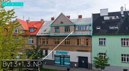 Pronájem prostorného bytu 3+1 se dvěma lodžiemi a neprůchozími pokoji | Rooseveltova, Olomouc